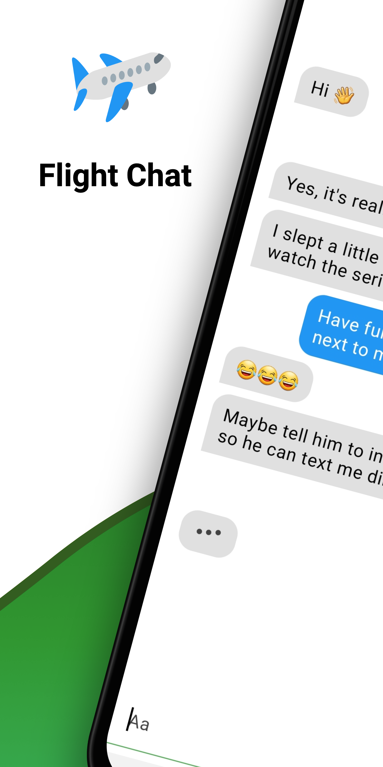 Flight Chat App Screenshot 1
