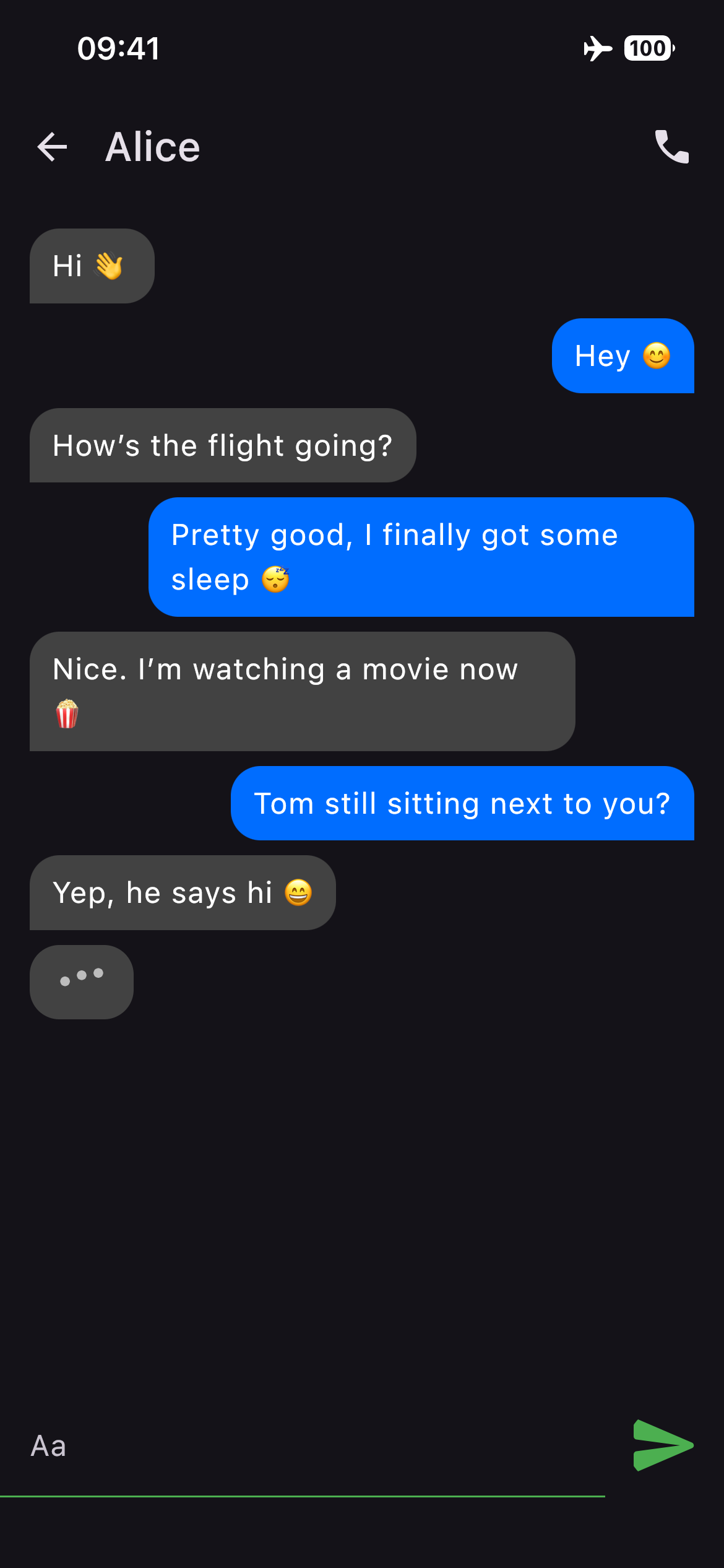 Flight Chat App Screenshot 6